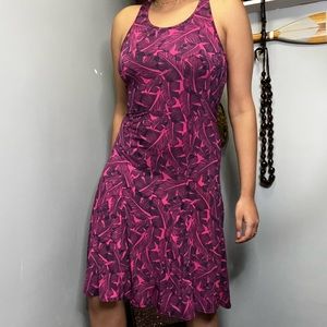 Banana Republic Dress, Mid-Length, Casual Dress, Tropical Print